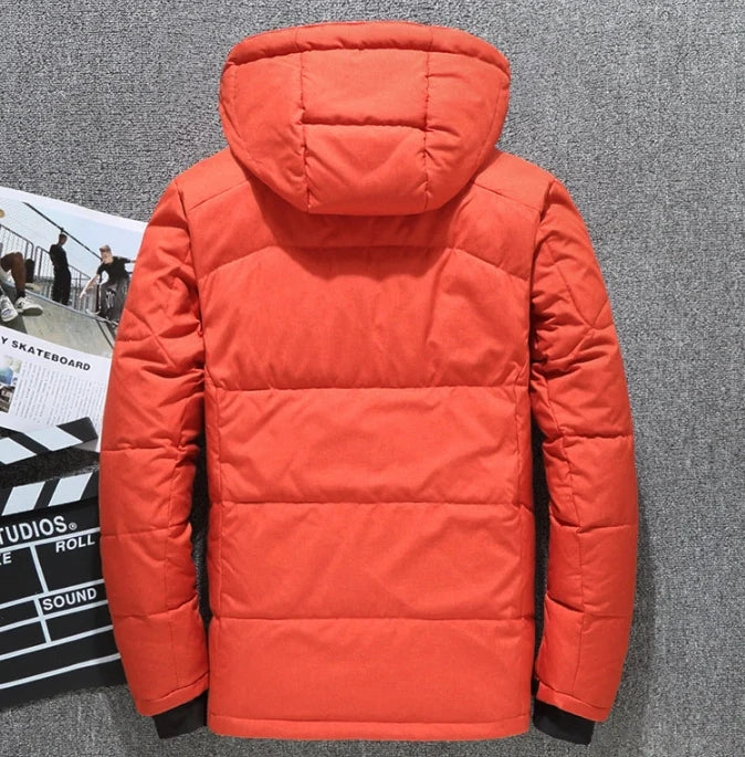 Men's Winter Jacket Thick Parkas Warm Hooded Windproof Jacket