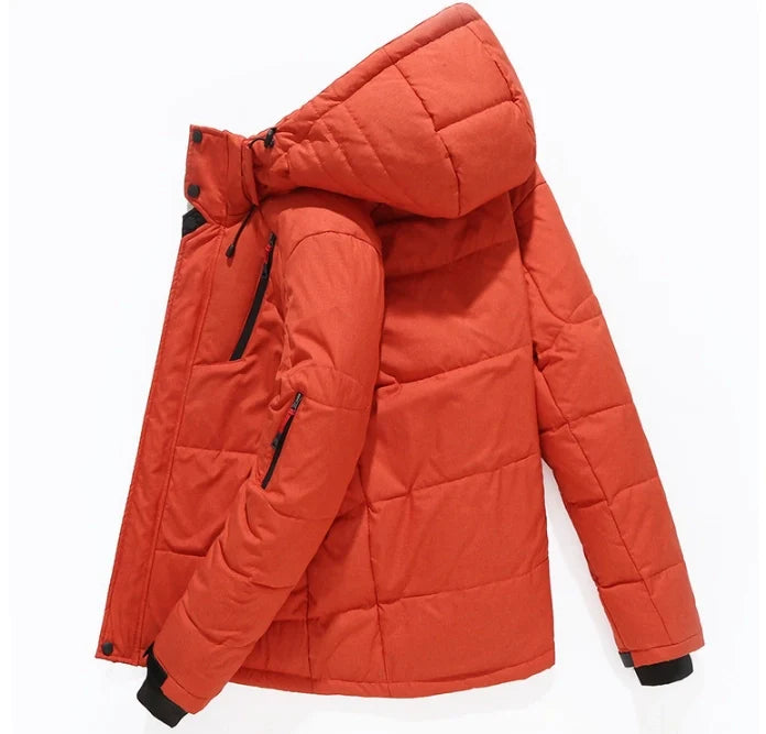 Men's Winter Jacket Thick Parkas Warm Hooded Windproof Jacket