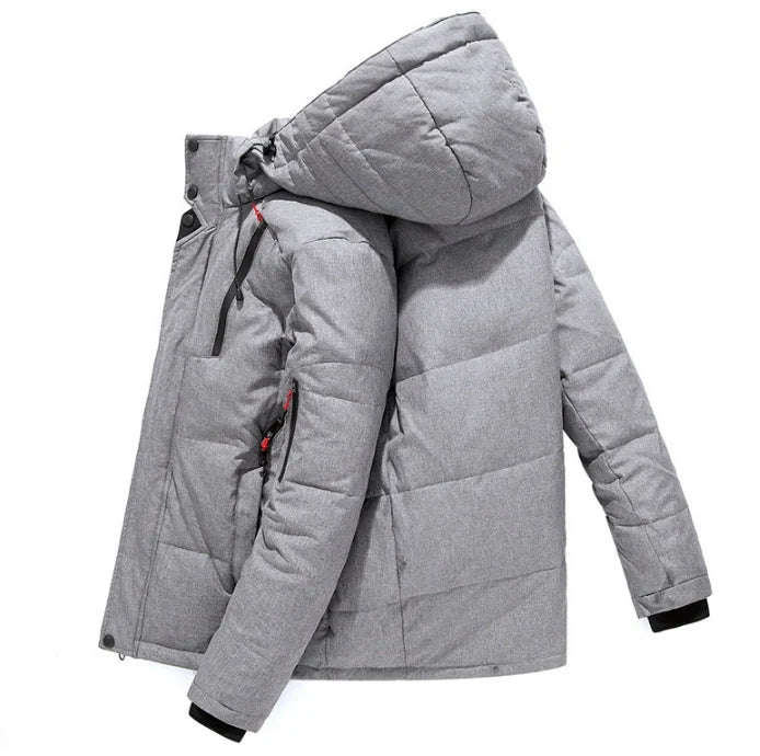 Men's Winter Jacket Thick Parkas Warm Hooded Windproof Jacket