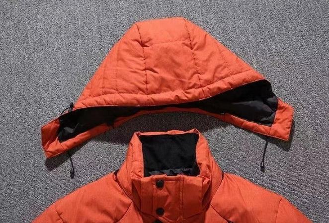 Men's Winter Jacket Thick Parkas Warm Hooded Windproof Jacket