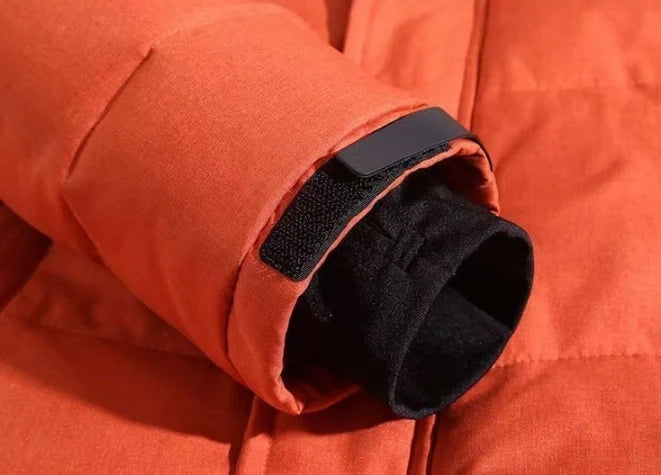 Men's Winter Jacket Thick Parkas Warm Hooded Windproof Jacket