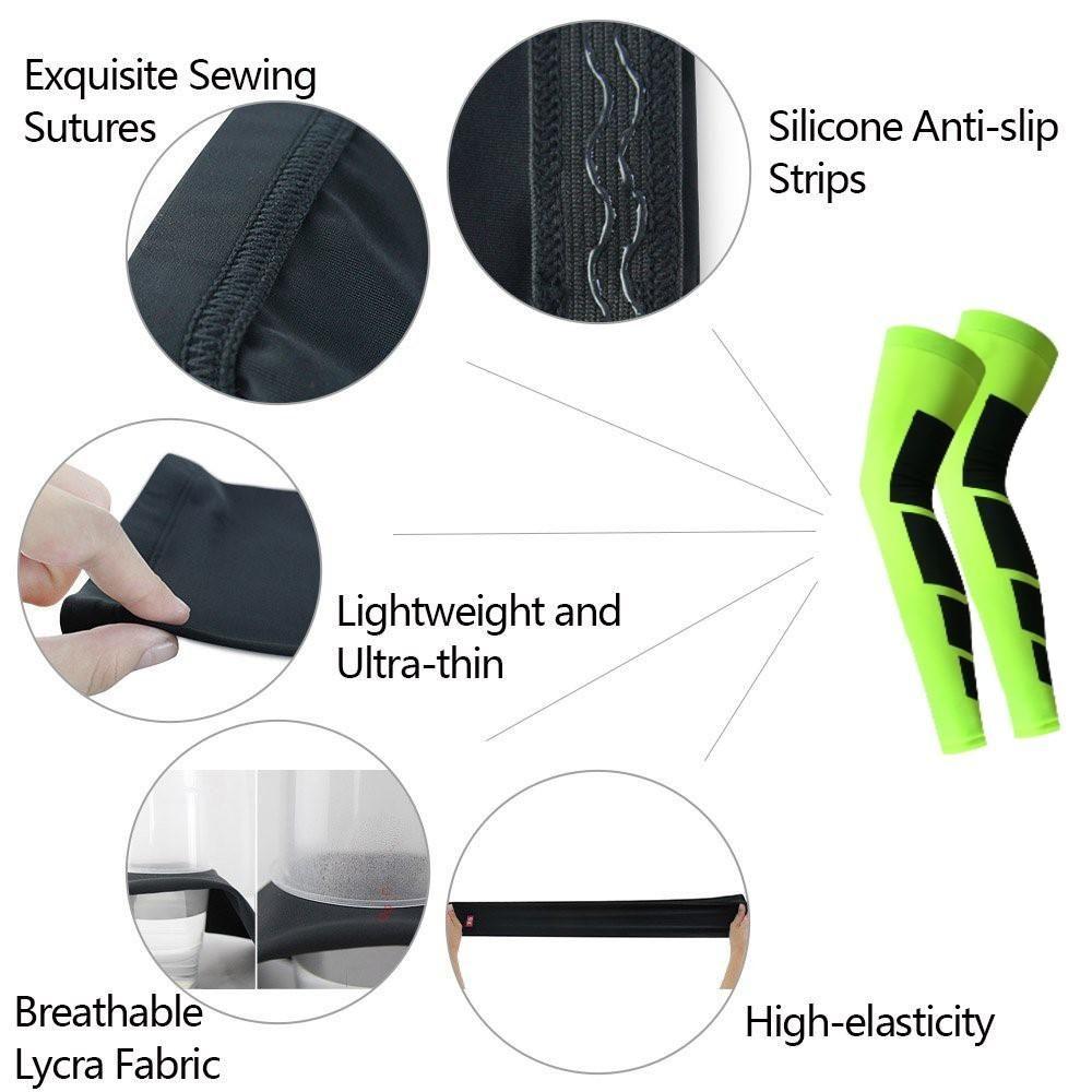 Thigh High Compression Leg Sleeves.