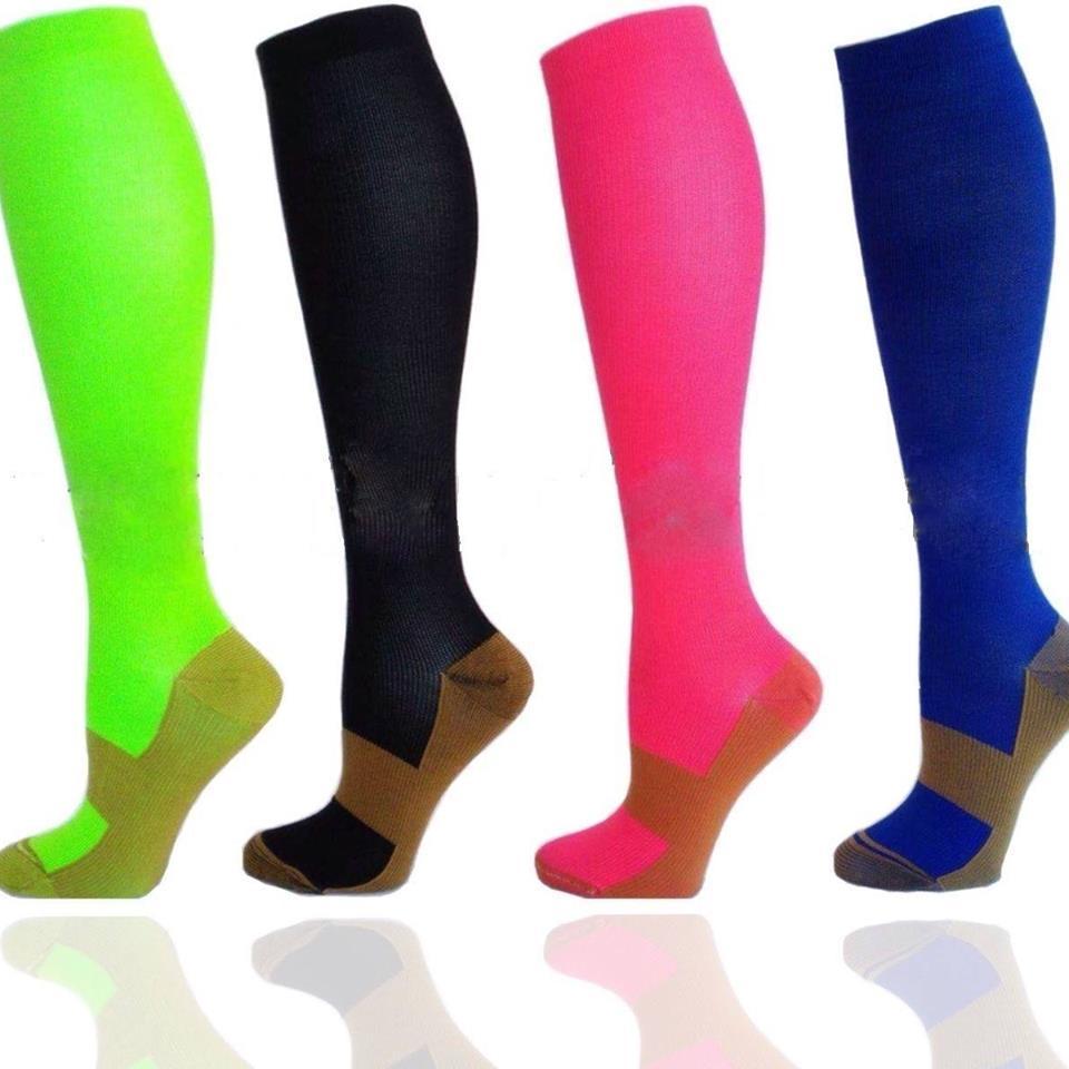 Copper Infused Compression Socks - Graduated Support Stockings-Workout And Recovery