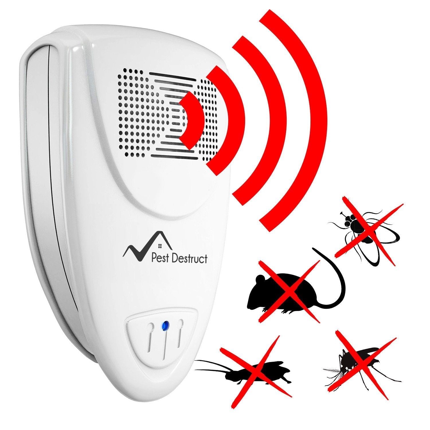 Ultrasonic Pest Repeller - Get Rid Of Pests In 48 Hours