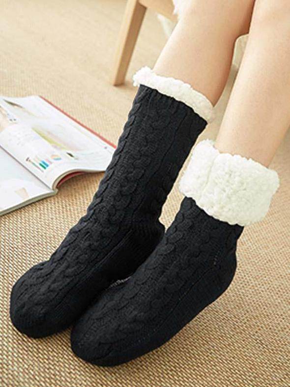 Extra-warm Fleece Indoor Socks #2