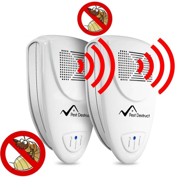 Ultrasonic Termite Repeller - PACK of 2 - Get Rid Of Termites In 48 Hours