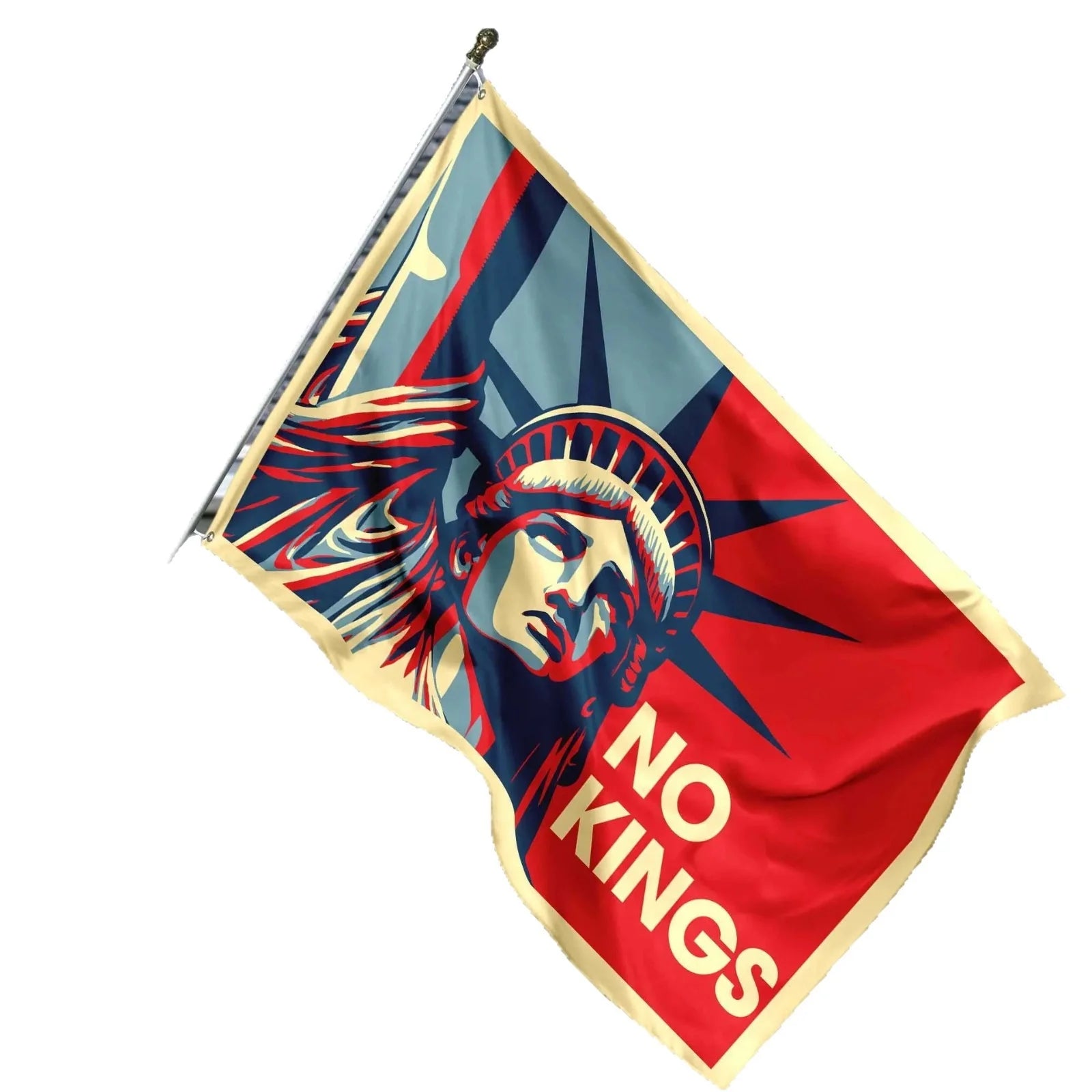 No Kings House Flag 3x5FT for Indoor Outdoor Decoration