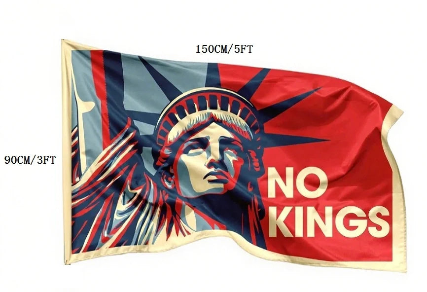 No Kings House Flag 3x5FT for Indoor Outdoor Decoration