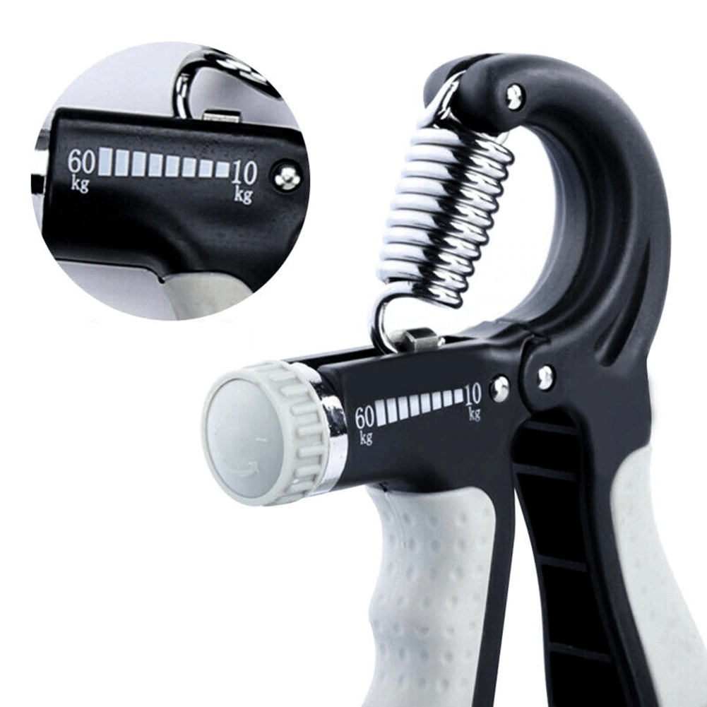 Hand Grip Strengthener With Integrated Counter