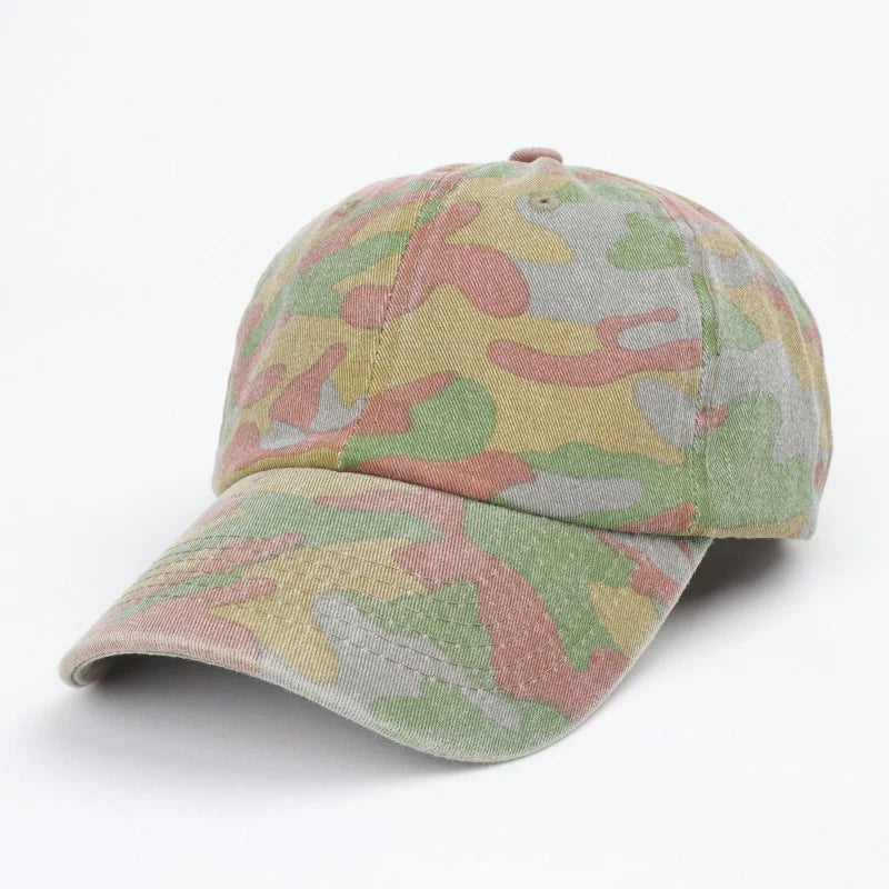 Fashionable Camouflage Baseball Caps for Men and Women