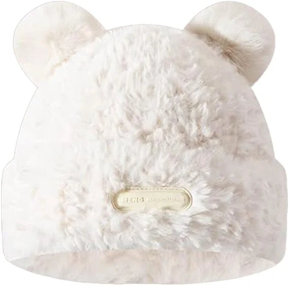 Cute Bear Ears Warm Women's Winter Hat