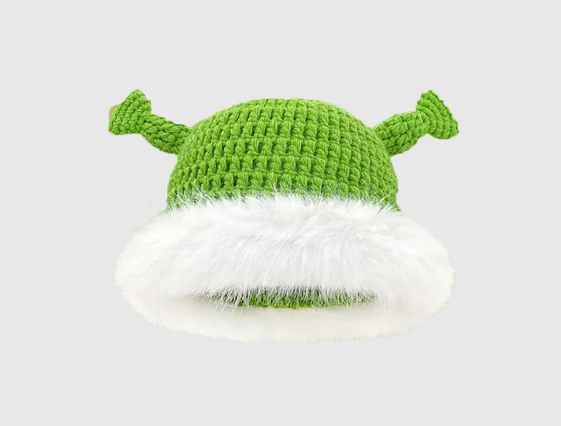 Winter Knitted Devil Hats Halloween Christmas Gifts Warm Monster Knitted Hat