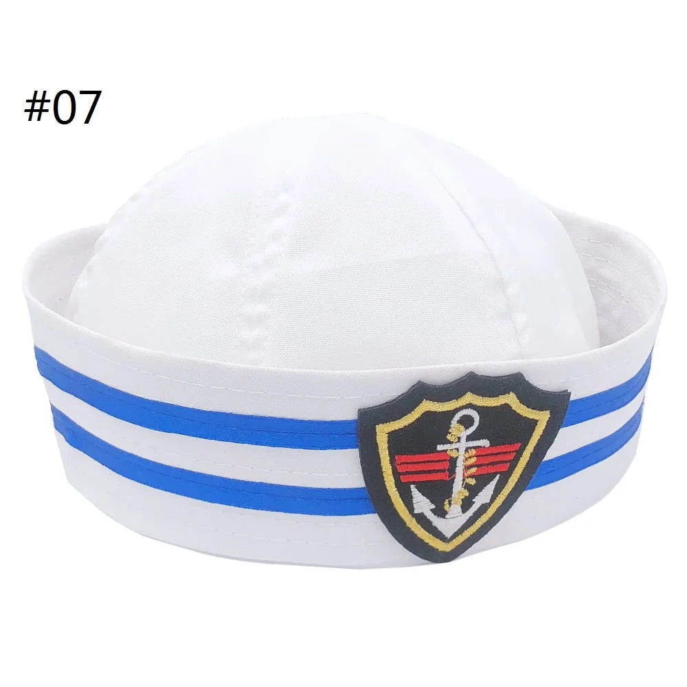 Sailor Hat Captain Hat for Men & Women Cosplay Costume Accessory