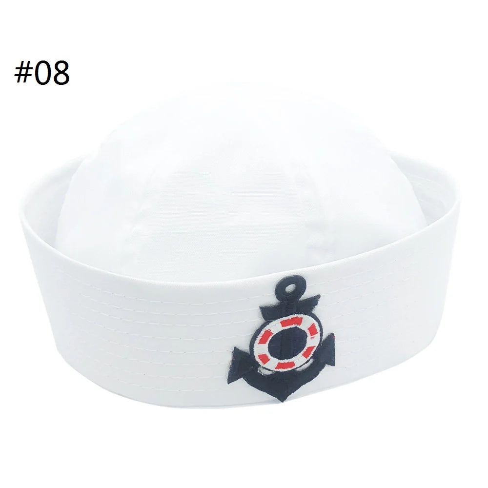 Sailor Hat Captain Hat for Men & Women Cosplay Costume Accessory