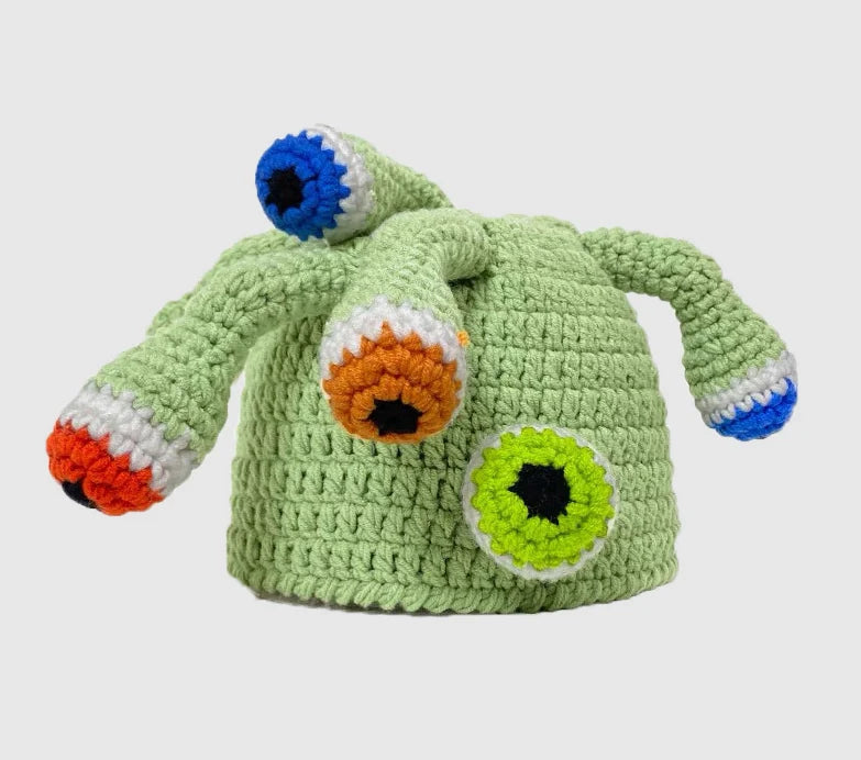 Winter Knitted Devil Hats Halloween Christmas Gifts Warm Monster Knitted Hat
