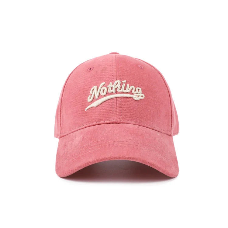 Adjustable Embroidered Letter Baseball Cap