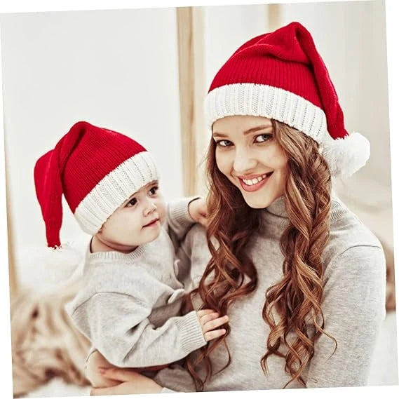 Parent-Child Christmas Hat Warm Knitted Hat