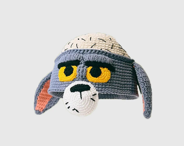 Winter Knitted Devil Hats Halloween Christmas Gifts Warm Monster Knitted Hat