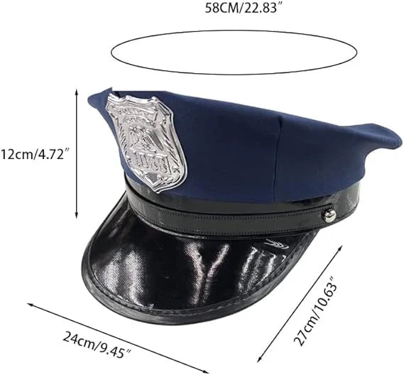 Police Hat Police Officer Cosplay Costume Hat