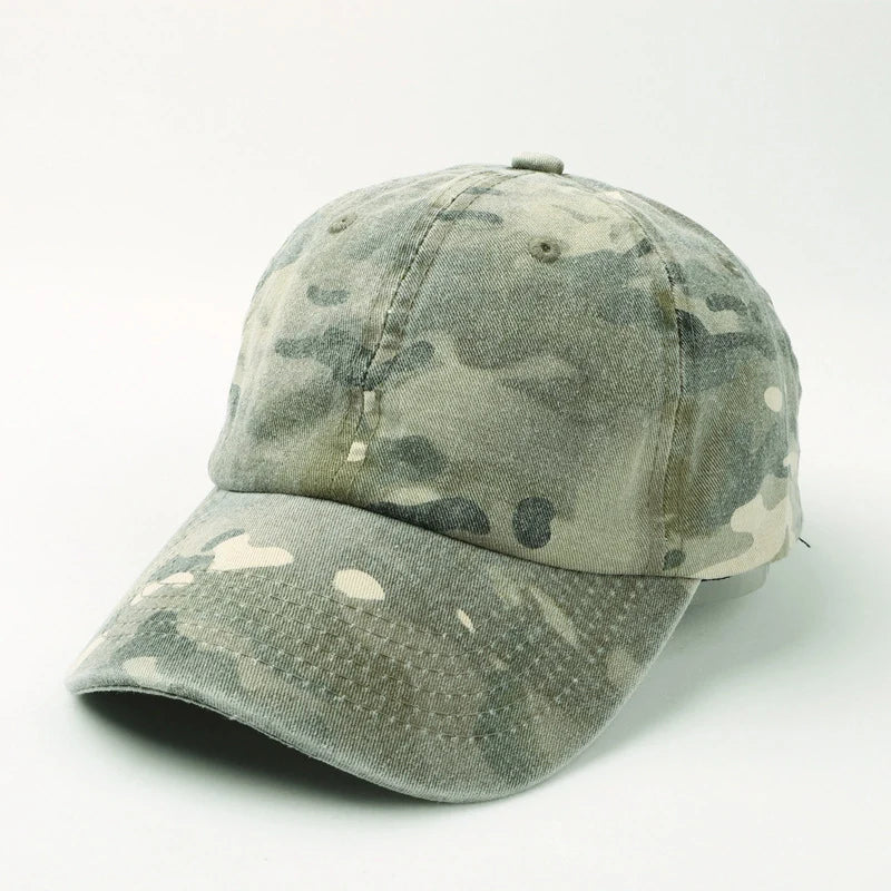 Fashionable Camouflage Baseball Caps for Men and Women