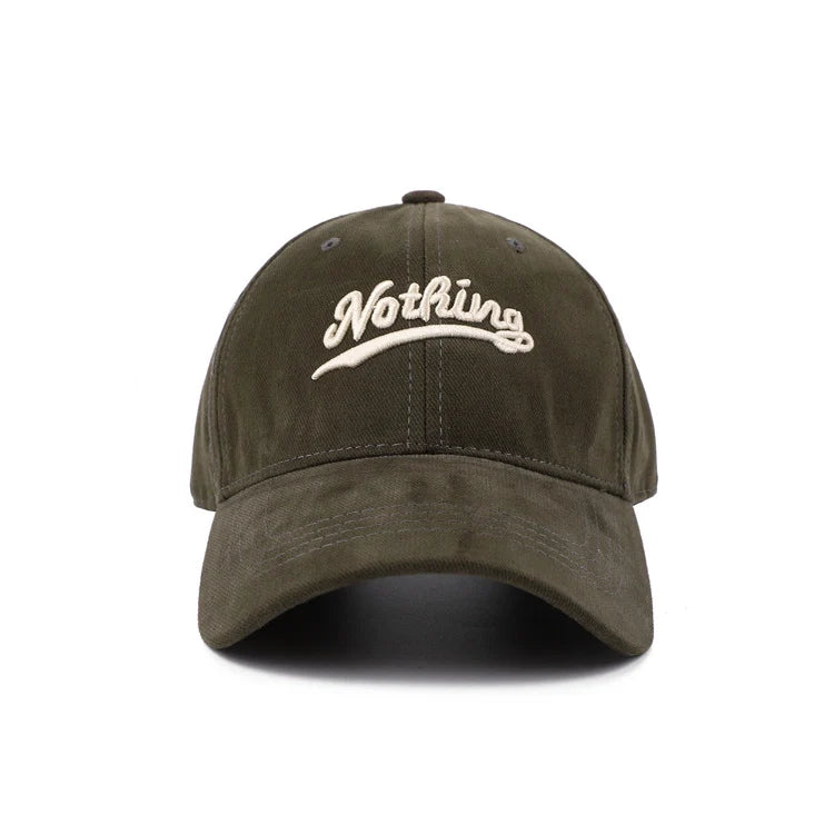 Adjustable Embroidered Letter Baseball Cap