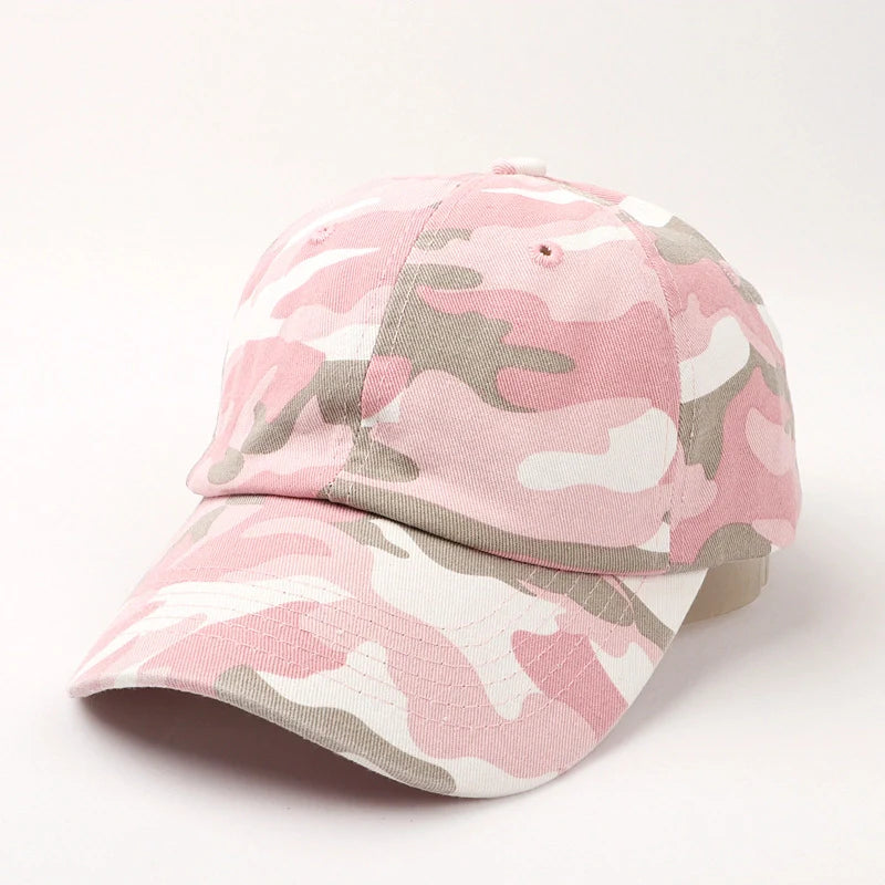 Fashionable Camouflage Baseball Caps for Men and Women