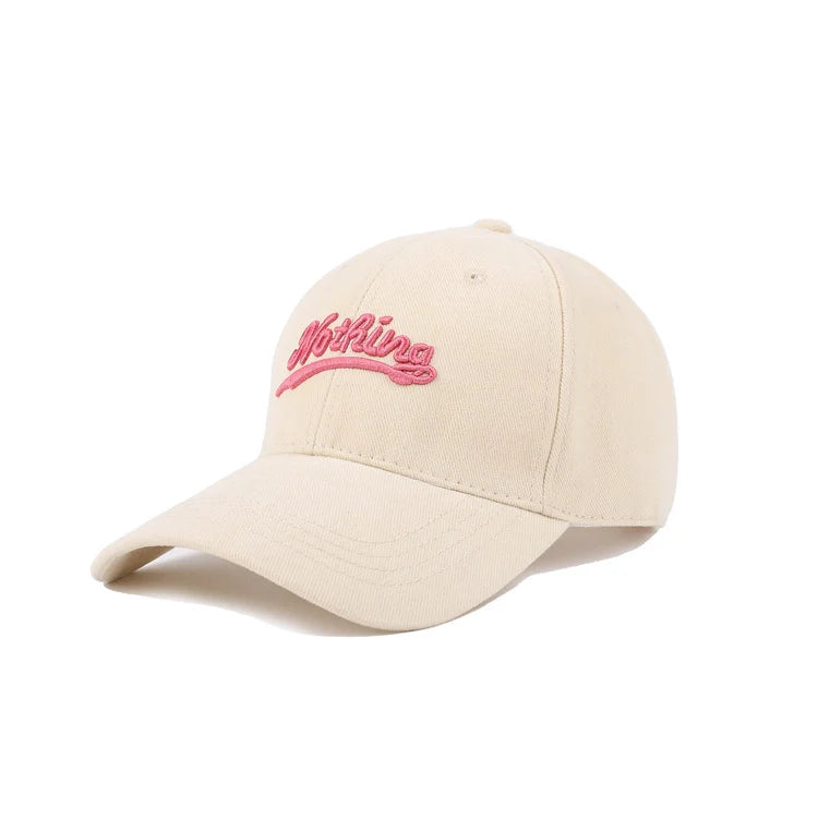 Adjustable Embroidered Letter Baseball Cap