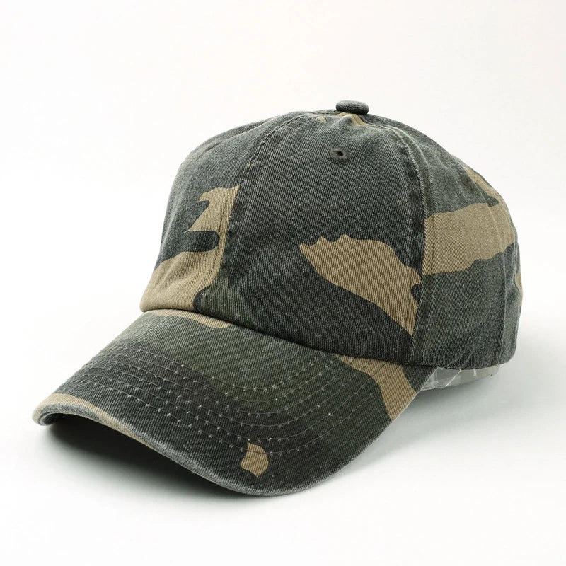Fashionable Camouflage Baseball Caps for Men and Women