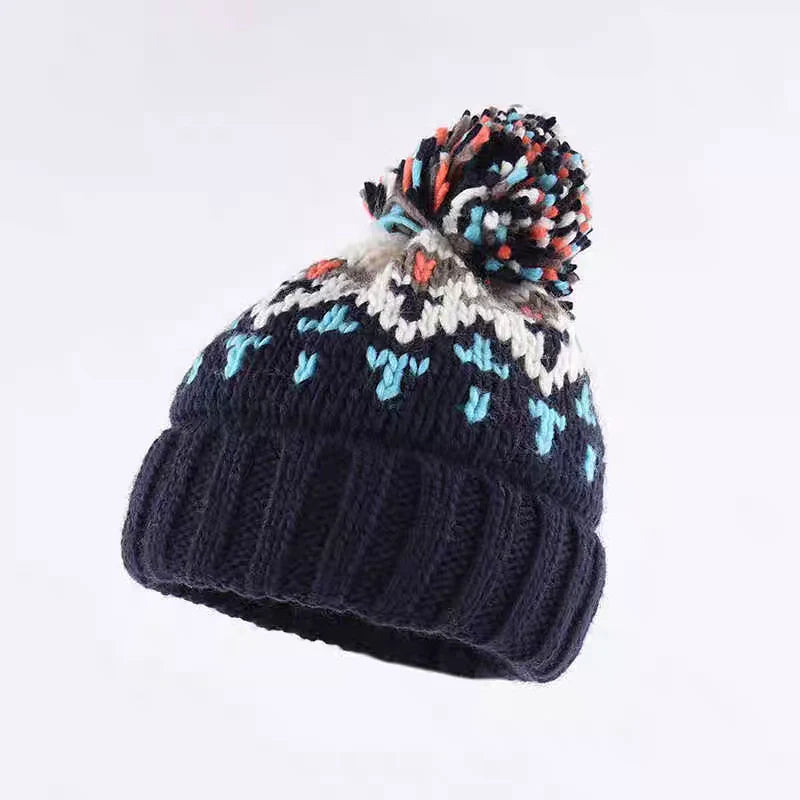 Warm Snowflakes Soft Knit Hat Snow Ski Cap