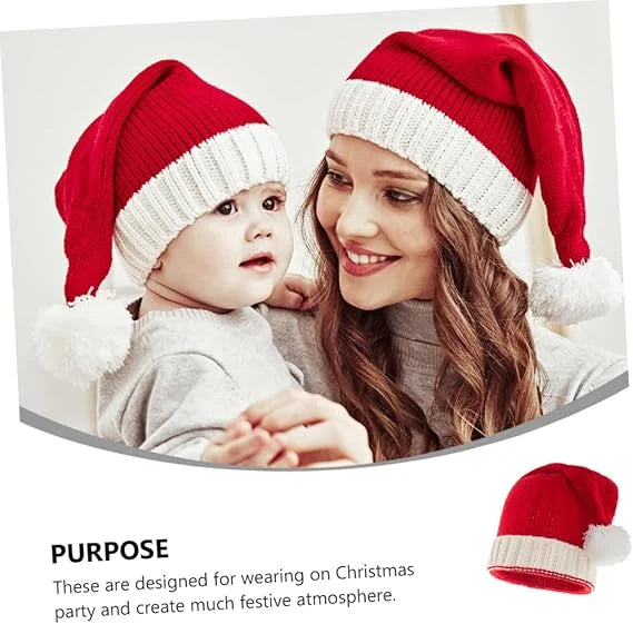 Parent-Child Christmas Hat Warm Knitted Hat