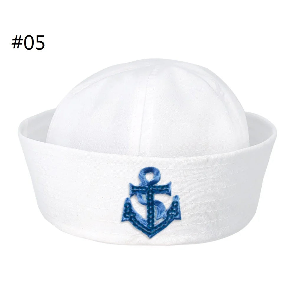 Sailor Hat Captain Hat for Men & Women Cosplay Costume Accessory