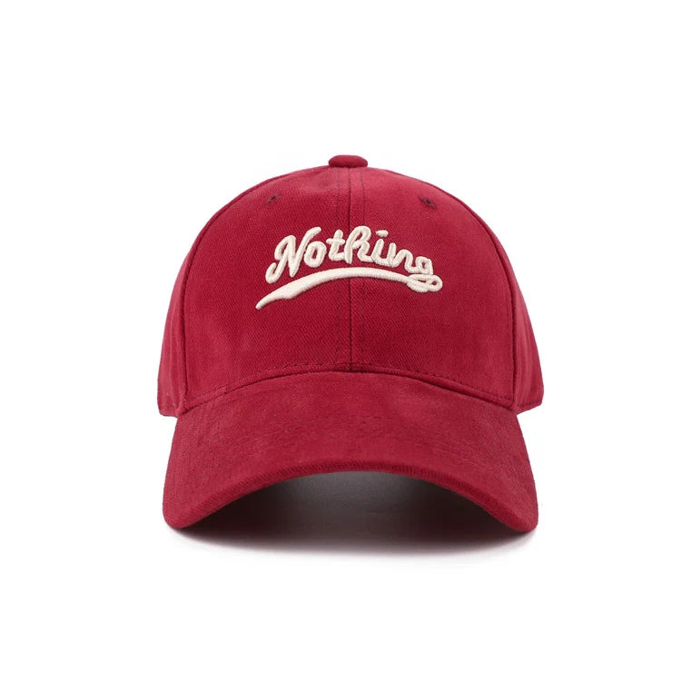 Adjustable Embroidered Letter Baseball Cap