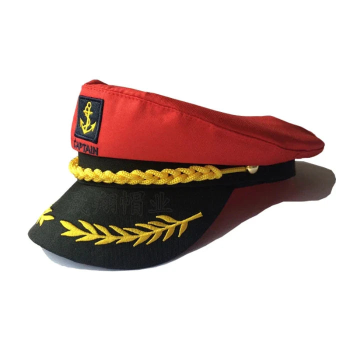 Captain Hat Sailors Hat Unisex Adjustable Hat