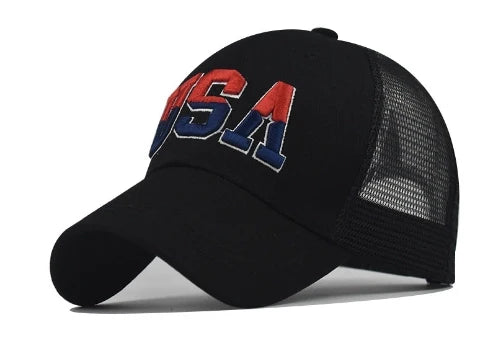 American Flag Baseball Caps USA Letter Embroidery Cap