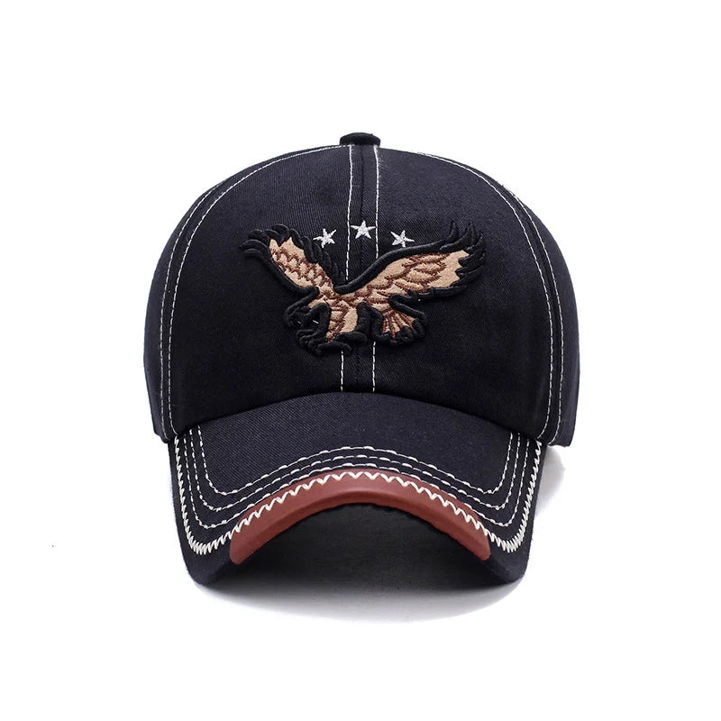 Fashion 3D Eagle Embroidery Baseball Caps