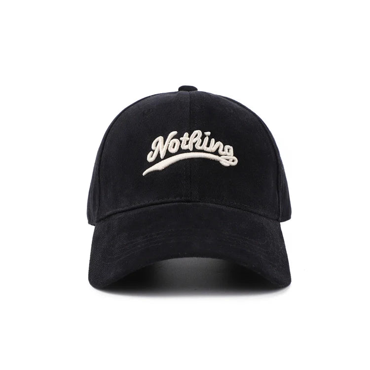 Adjustable Embroidered Letter Baseball Cap