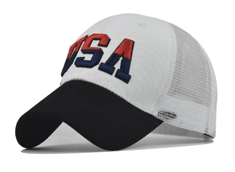 American Flag Baseball Caps USA Letter Embroidery Cap