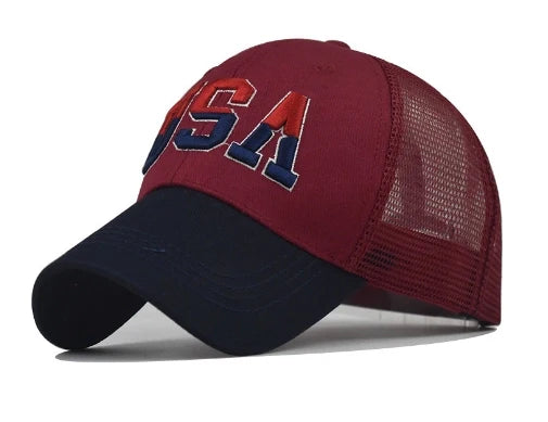 American Flag Baseball Caps USA Letter Embroidery Cap