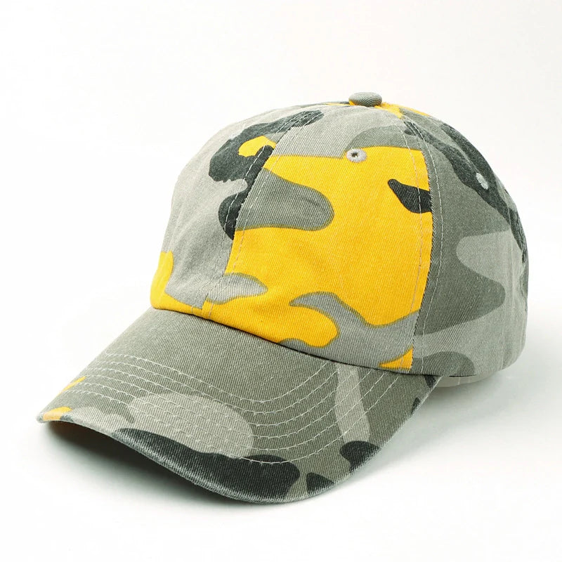 Fashionable Camouflage Baseball Caps for Men and Women