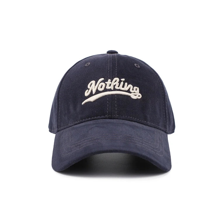 Adjustable Embroidered Letter Baseball Cap