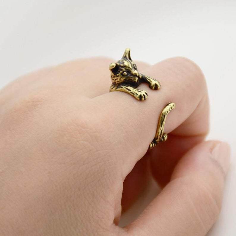 Cat Adjustable Ring