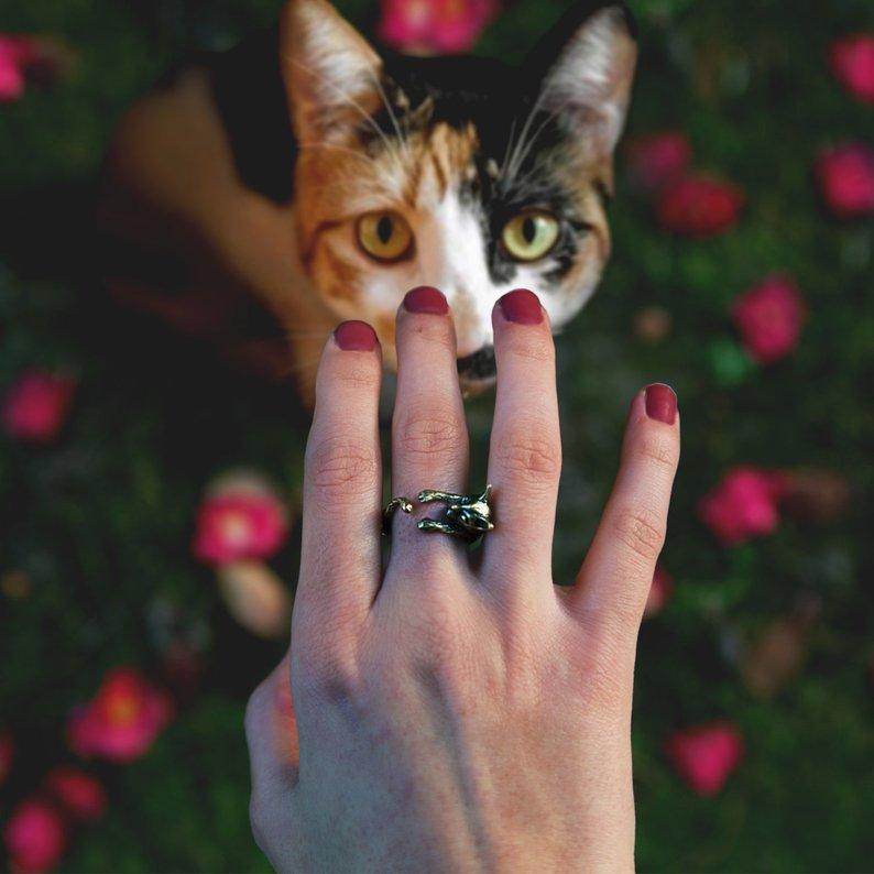 Cat Adjustable Ring