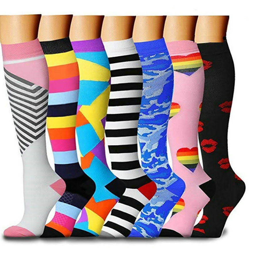ROYALUCK Best Compression Socks (7/8 Pairs) for Women & Men(15-20mmHg)