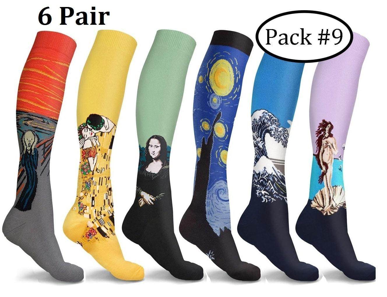 ROYALUCK Best Compression Socks (7/8 Pairs) for Women & Men; Compression Stockings for Swelling, Running, Travel, Flight,  Energy Pro Support Medical Socks