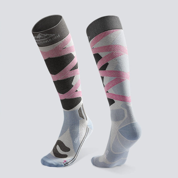 Unisex Anti-Sprain Long Wool Ski Socks