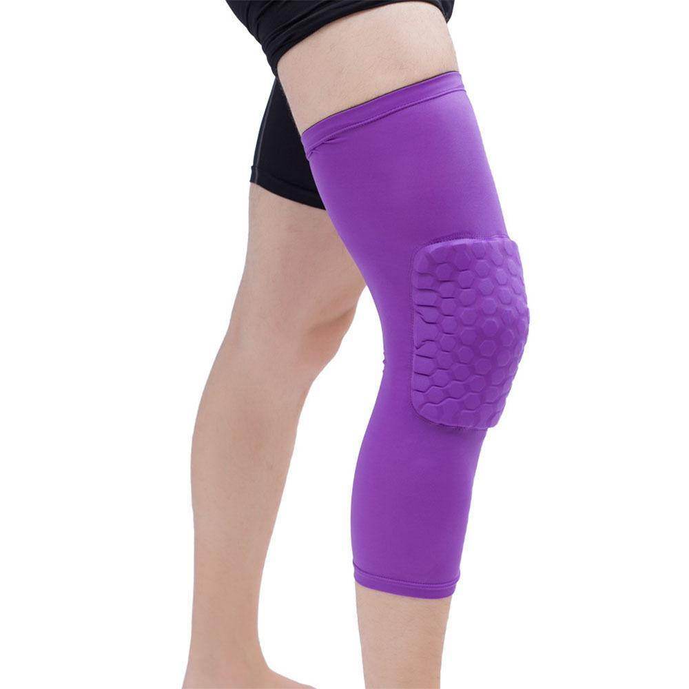 Compression Knee Sleeve Padded Leg Support HoneyComb Pad