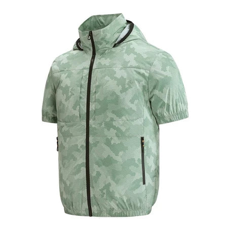 Summer outdoor heat-proof cooling fan clothing and fishing clothing