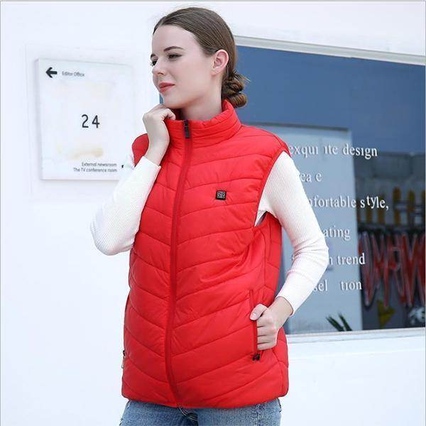 Unisex Usb Electric Heated Vests/Jacket 2019 Upgrade Lightweight