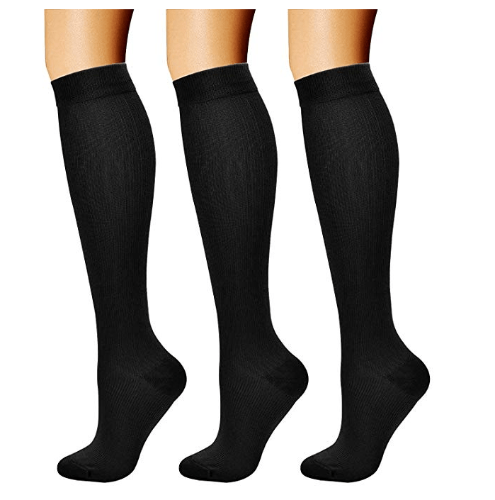 ROYALUCK Compression Socks Compression Stockings(3 Pairs) for Women & Men-Workout And Recovery
