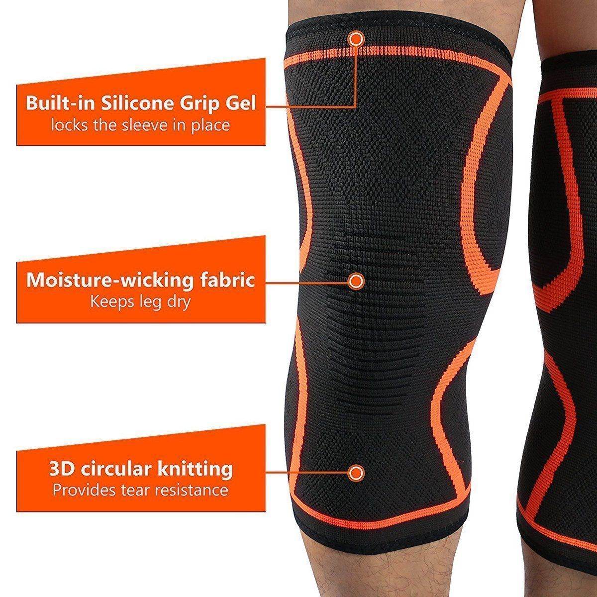 Knee Compression Brace Sleeve Oxyflow Stabilizer Lift and Rise Support